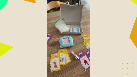 Jouet Lecteur de carte audio Français-Anglais pour enfant